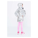 Detské tepláky Karl Lagerfeld ružová farba, s potlačou