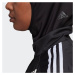 ADIDAS SPORTSWEAR Športový šál 'Run Icons 3-Stripes Hijab'  sivá / čierna