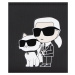 Púzdro Na Platobné Karty Karl Lagerfeld K/Ikonik 2.0 Nylon Zip Ch Čierna