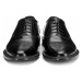 Čierne pánske topánky z pravej kože