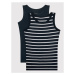 NAME IT Súprava 2 topov Tank Top 2P 13193164 Tmavomodrá Regular Fit