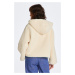 MIKINA GANT REL PILE FLEECE HOODIE CREAM