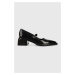Kožené lodičky Vagabond Shoemakers Vivian čierna farba, na podpätku, 5553.004.20