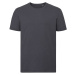 Dark Grey Men's T-shirt Pure Organic Russell