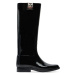 Tommy Hilfiger Gumáky Th High Rainboot FW0FW07959 Čierna