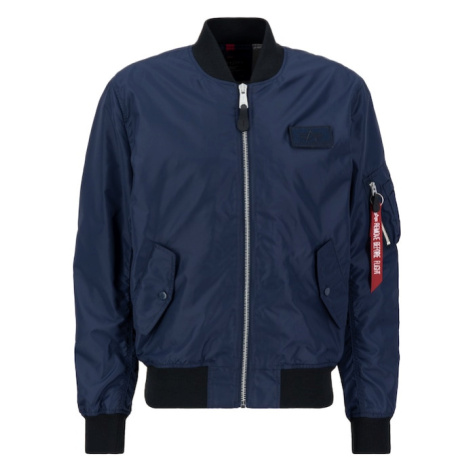 ALPHA INDUSTRIES Prechodná bunda  námornícka modrá / čierna