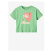 Svetlozelené dievčenské tričko name it Flicka