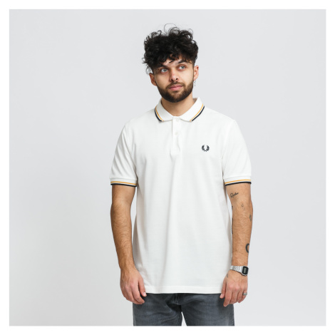 FRED PERRY Twin Tipped Fred Perry Shirt krémové