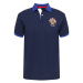 Hackett London Tričko 'CREST'  námornícka modrá / kráľovská modrá / zlatá / ohnivo červená / bie