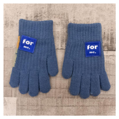 Detské modré rukavice FINEAS