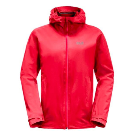 Women's Jacket Jack Wolfskin Pack & Go Shell Tulip Red