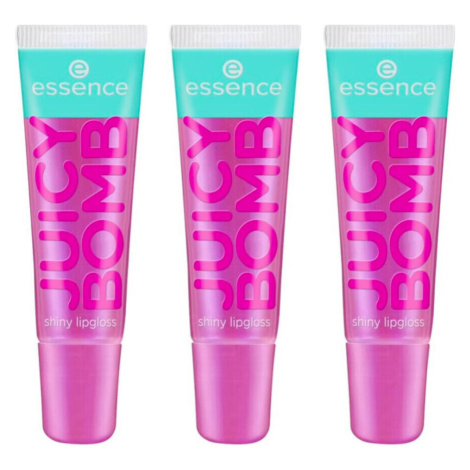 Essence  Set of 3 Juicy Bomb Shiny Lip Glosses - 105 Bouncy Bubb  Lesky na pery Fialová