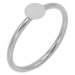 JVD Strieborný minimalistický prsteň SVLR0245XH200 mm