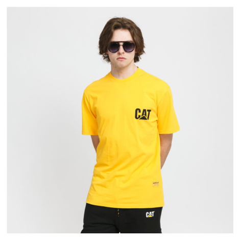 CATERPILLAR Cat Small Logo Tee žlté