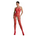 Passion ECO BS002 red - Bodystocking Farba: Červená