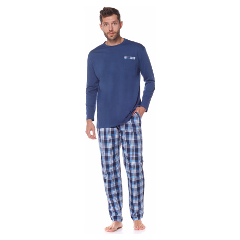 L&L pánske pyžamo 2161 POCKET L&L Collection