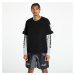 Tričko PLEASURES Becuz Layered Long Sleeve Black/ Grey