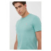 Bavlnené tričko Polo Ralph Lauren pánsky,zelená farba,jednofarebný,710671438