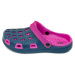 Ružové a tmavomodré detské ponožky Aqua-speed Silvi 49