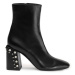 Čižmy - FURLA BLOCK ANKLE BOOT T.80 čierne