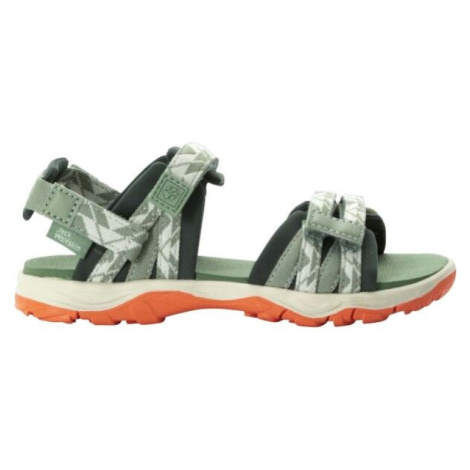 Jack Wolfskin 2 IN 1 SANDAL K Detské sandále, svetlo zelená, veľkosť