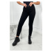 Skinny jeans with pocket detail black