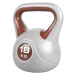 Gorilla Sports Kettlebell činka, vinylová, hnědá, 18 kg