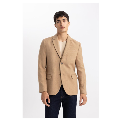 DEFACTO Modern Fit Jacket Collar Button-Down Blazer Jacket