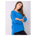 Women's blue cotton blouse