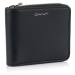 PEŇAŽENKA GANT LEATHER ZIP WALLET BLACK