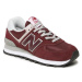 New Balance Sneakersy WL574EVM Bordová