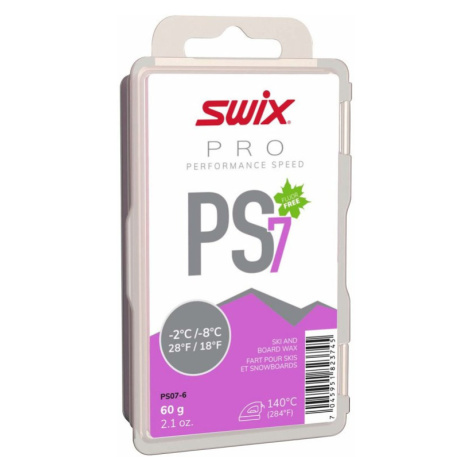 Vosk Swix Pure Speed, fialový, 60g Typ vosku: sklzný