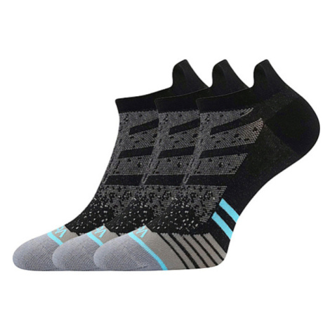 Voxx Rex 17 Dámske nízke ponožky - 3 páry BM000004113800100619 čierna