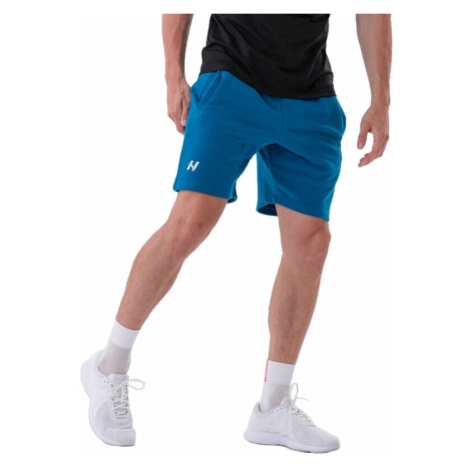 Nebbia Relaxed-fit Shorts with Side Pockets Blue Fitness nohavice
