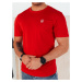 Men's red T-shirt with Dstreet print