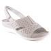 Dámske kožené sandále W 5850 - eVento šedá vzor