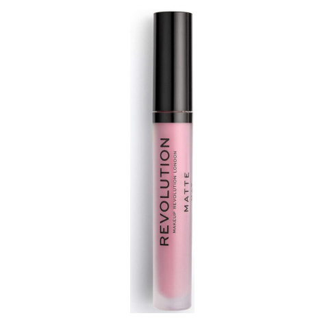 Makeup Revolution  Matte Lip Gloss  Lesky na pery Fialová