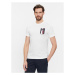 Tommy Hilfiger Tričko Emblem MW0MW33687 Biela Slim Fit