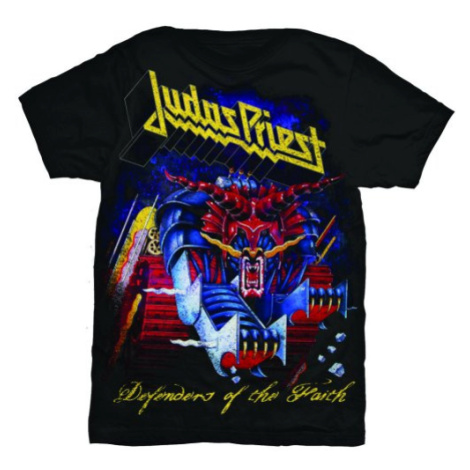 Judas Priest tričko Defender of the Faith Čierna