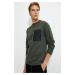 Koton Men's Khaki Sweatshirt