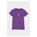 TRIČKO GANT TONAL ARCHIVE SHIELD T-SHIRT DARK VIOLET