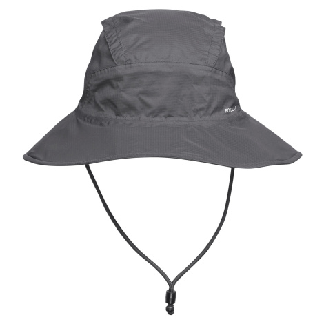 Trekingový nepremokavý klobúk MT900 tmavosivý FORCLAZ