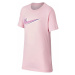 Dievčenské bavlnené tričko Nike