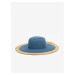 Hnedo-modrý dámsky slamený klobúk ZOOT.lab Lysbet
