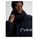 Calvin Klein Jeans Prechodný kabát 'ESSENTIALS'  čierna / biela