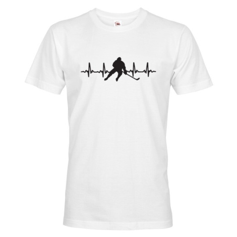Pánske tričko Pulz hokejistu - ideálny darček pre hokejistu