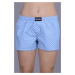 Emes light blue shorts with patterns