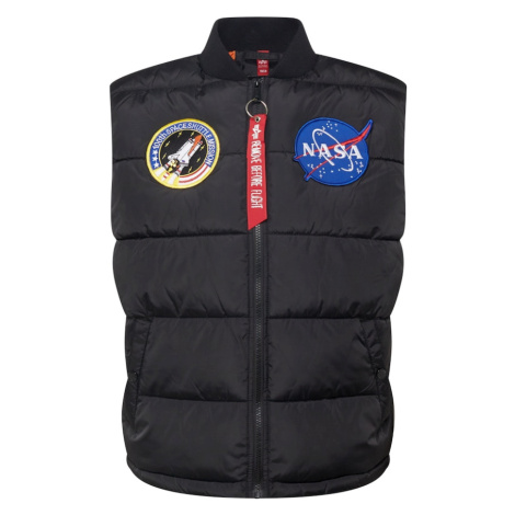 ALPHA INDUSTRIES Vesta 'NASA'  modrá / žltá / červená / čierna