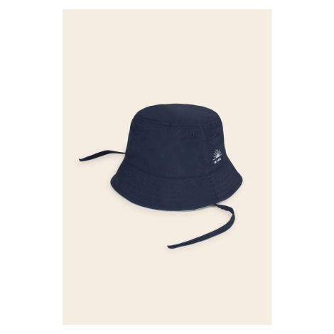Detský obojstranný klobúk Mayoral tmavomodrá farba