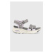 Sandále Skechers ARCH FIT dámske, šedá farba, na platforme